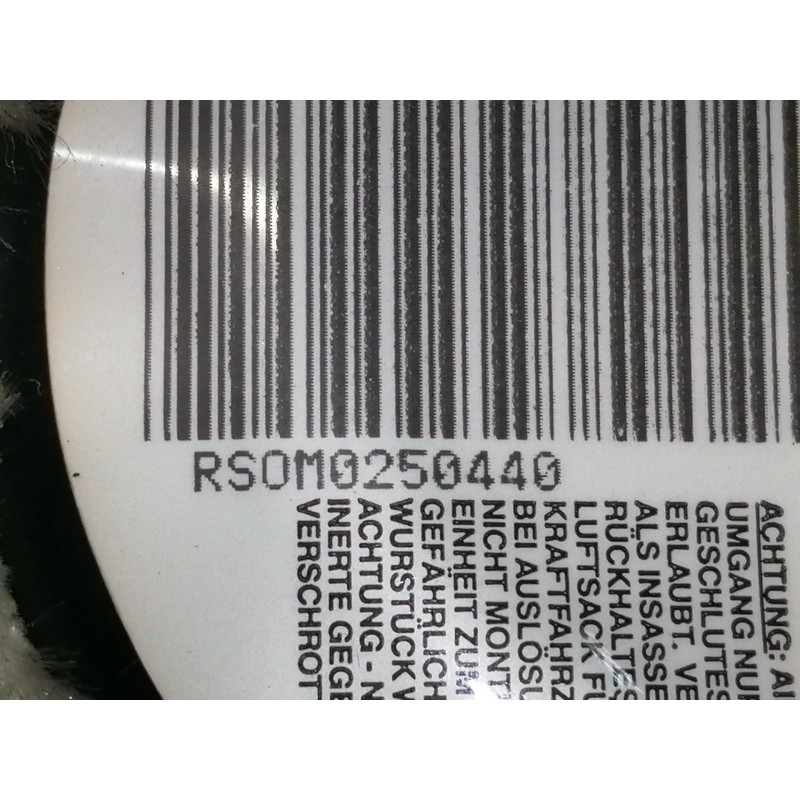 Recambio de airbag delantero izquierdo para chrysler voyager (rg) 2.5 crd se referencia OEM IAM RS0M0250440 SS599013 