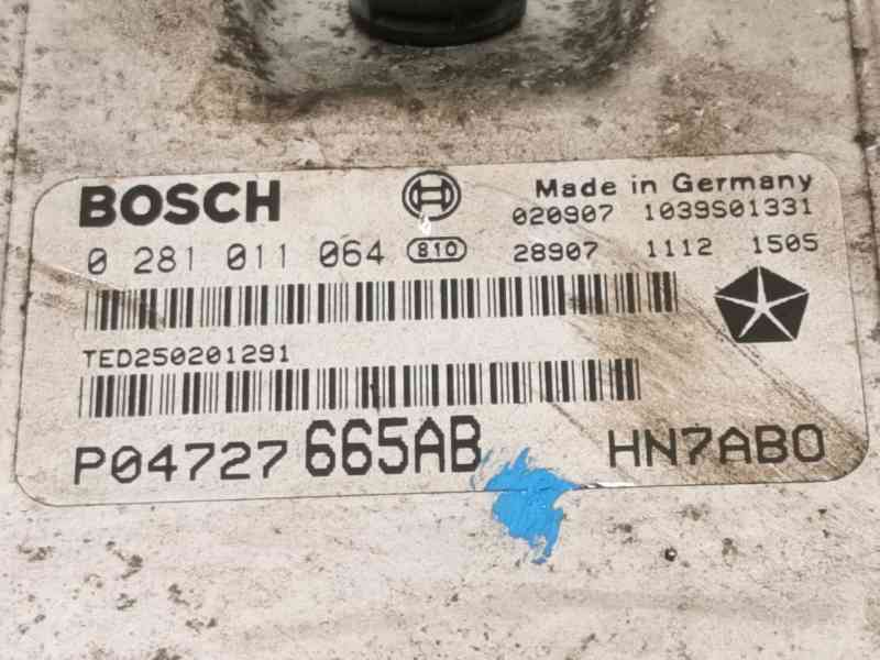 Recambio de centralita motor uce para chrysler voyager (rg) 2.5 crd se referencia OEM IAM 0281011064 P04727665AB 1039S01331