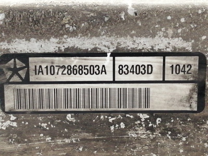 Recambio de intercooler para chrysler voyager (rg) 2.5 crd se referencia OEM IAM IA1072868503A 83403D 