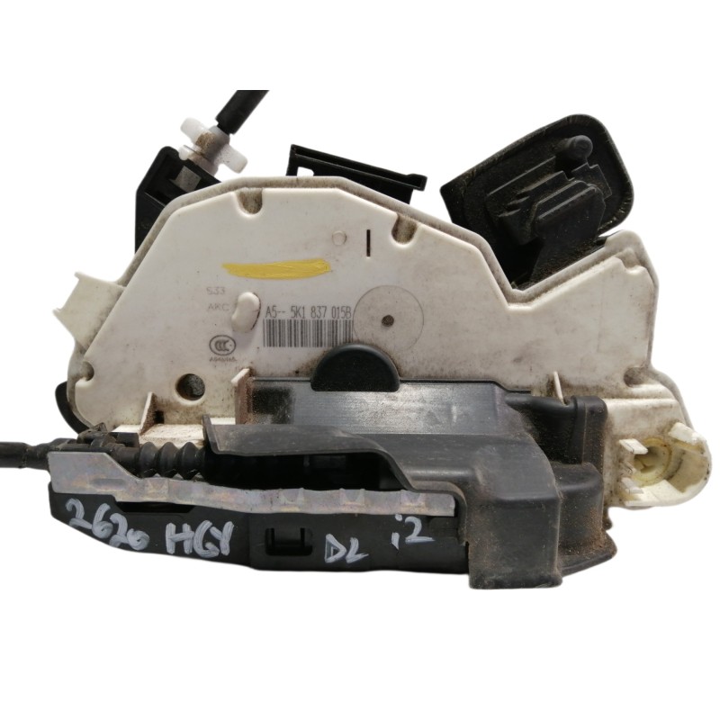Recambio de cerradura puerta delantera izquierda para volkswagen golf vi (5k1) rabbit bluemotion referencia OEM IAM 5K1837015B  