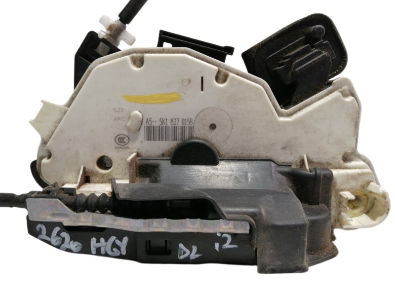 Recambio de cerradura puerta delantera izquierda para volkswagen golf vi (5k1) rabbit bluemotion referencia OEM IAM 5K1837015B  