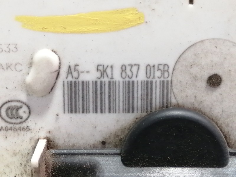 Recambio de cerradura puerta delantera izquierda para volkswagen golf vi (5k1) rabbit bluemotion referencia OEM IAM 5K1837015B  