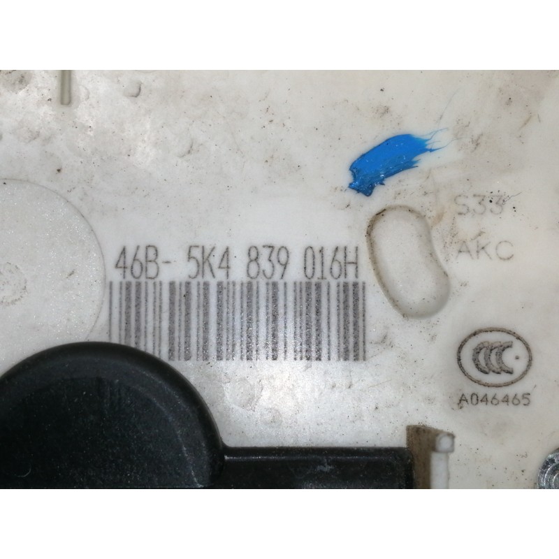 Recambio de cerradura puerta trasera derecha para volkswagen golf vi (5k1) rabbit bluemotion referencia OEM IAM 5K4839016H 46B5K