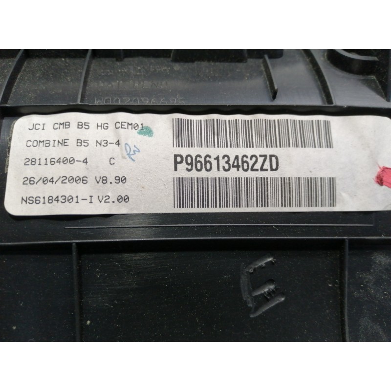 Recambio de cuadro instrumentos para citroën c4 berlina lx referencia OEM IAM P96613462ZD 281164004 NS6184301 