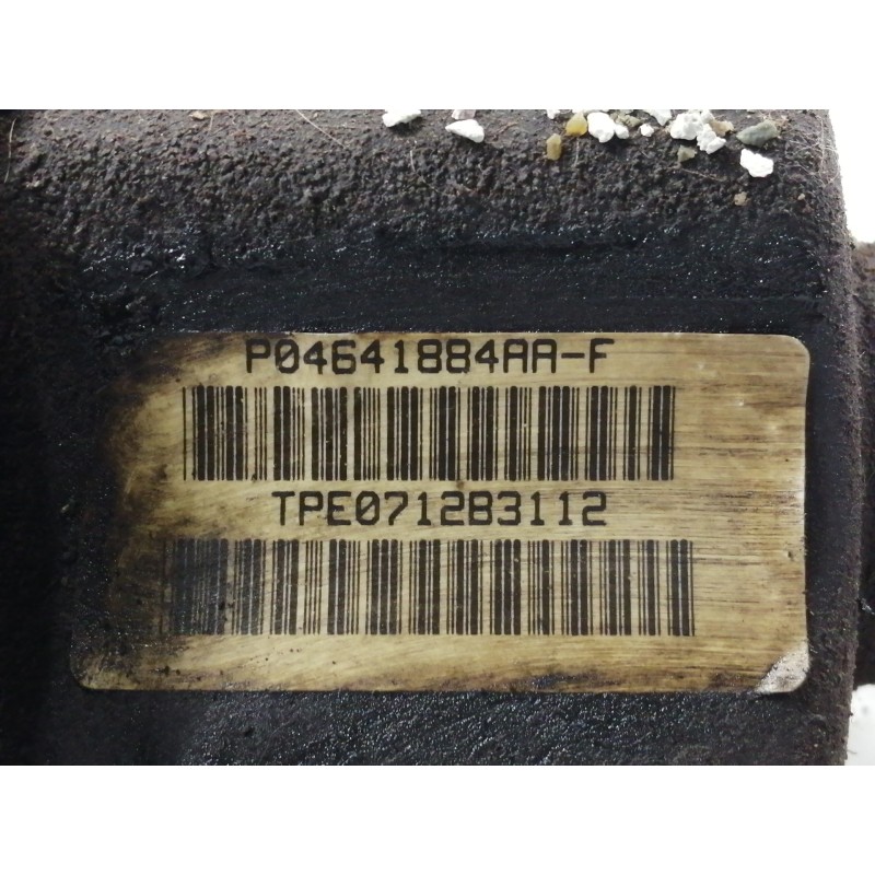 Recambio de transmision delantera derecha para chrysler voyager (rg) 2.5 crd se referencia OEM IAM P04641884AAF TPE071283112 