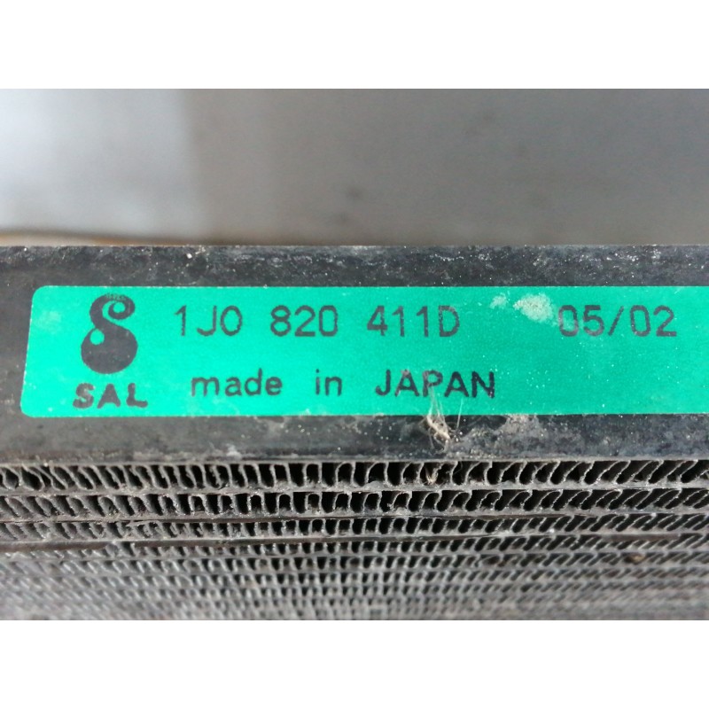 Recambio de condensador / radiador aire acondicionado para volkswagen golf iv berlina (1j1) gti referencia OEM IAM 1J0820411D  
