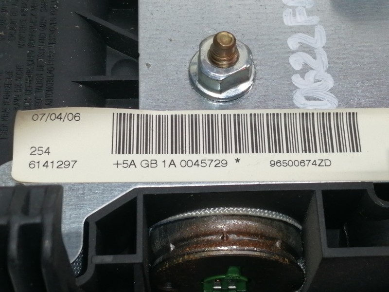 Recambio de airbag delantero izquierdo para peugeot 207 1.6 16v cat referencia OEM IAM 96500674ZD  