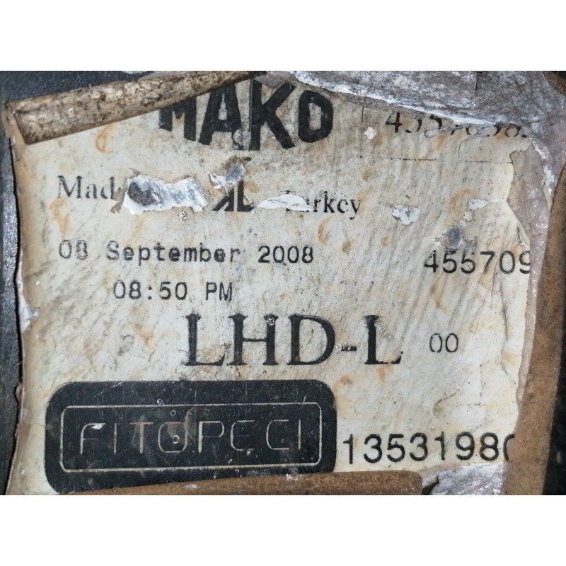 Recambio de faro izquierdo para citroën nemo x referencia OEM IAM 135319808 455709 