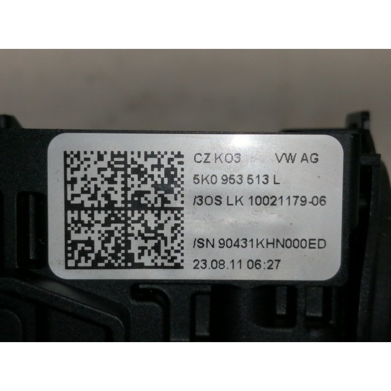 Recambio de mando multifuncion para volkswagen golf vi (5k1) rabbit bluemotion referencia OEM IAM 5K0953513L 5K0953507AS 1002117