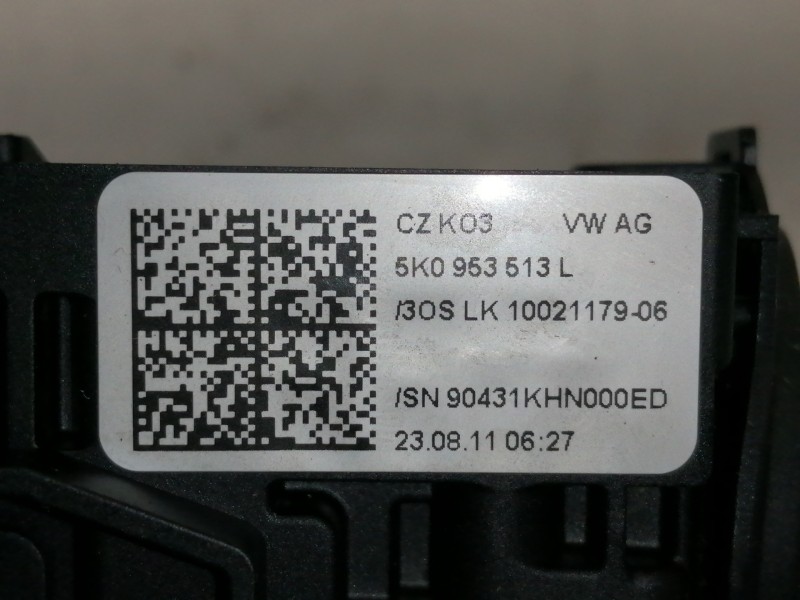 Recambio de mando multifuncion para volkswagen golf vi (5k1) rabbit bluemotion referencia OEM IAM 5K0953513L 5K0953507AS 1002117