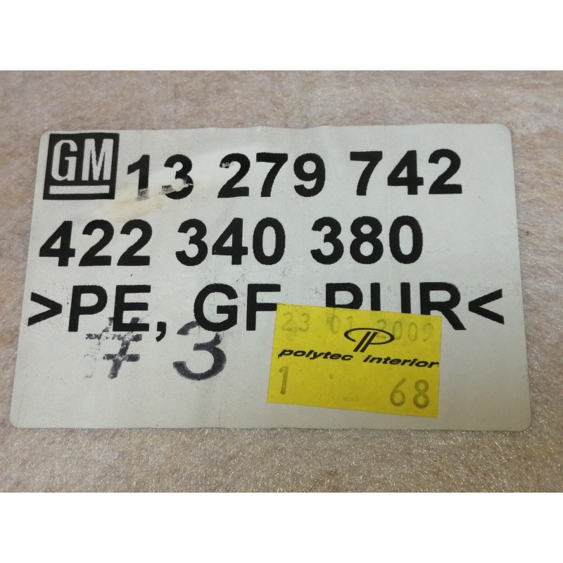 Recambio de techo interior para opel insignia berlina cosmo referencia OEM IAM 13279742  