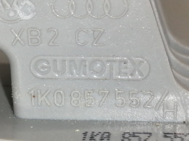 Recambio de parasol derecho para volkswagen golf vi (5k1) rabbit bluemotion referencia OEM IAM 1K0857552H  