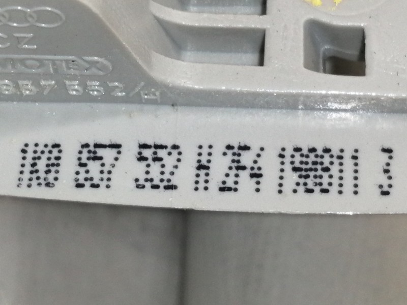 Recambio de parasol derecho para volkswagen golf vi (5k1) rabbit bluemotion referencia OEM IAM 1K0857552H  