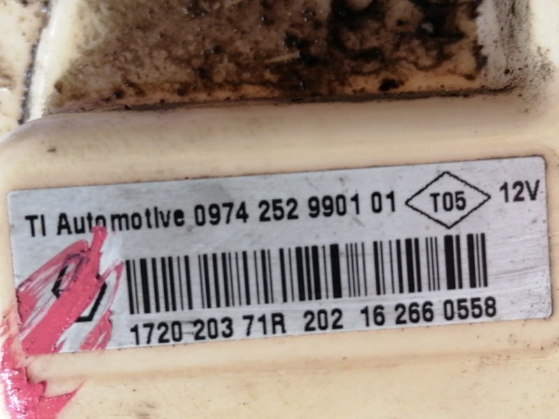 Recambio de aforador para dacia sandero ambiance referencia OEM IAM 0974252990101  