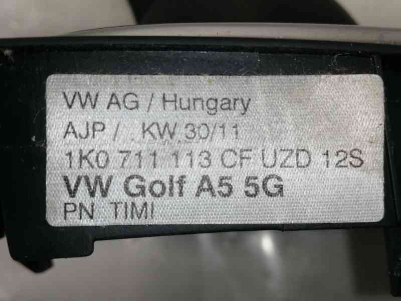Recambio de pomo palanca cambio para volkswagen golf vi (5k1) rabbit bluemotion referencia OEM IAM 1K0711113CF  