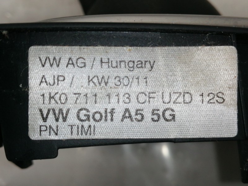 Recambio de pomo palanca cambio para volkswagen golf vi (5k1) rabbit bluemotion referencia OEM IAM 1K0711113CF  
