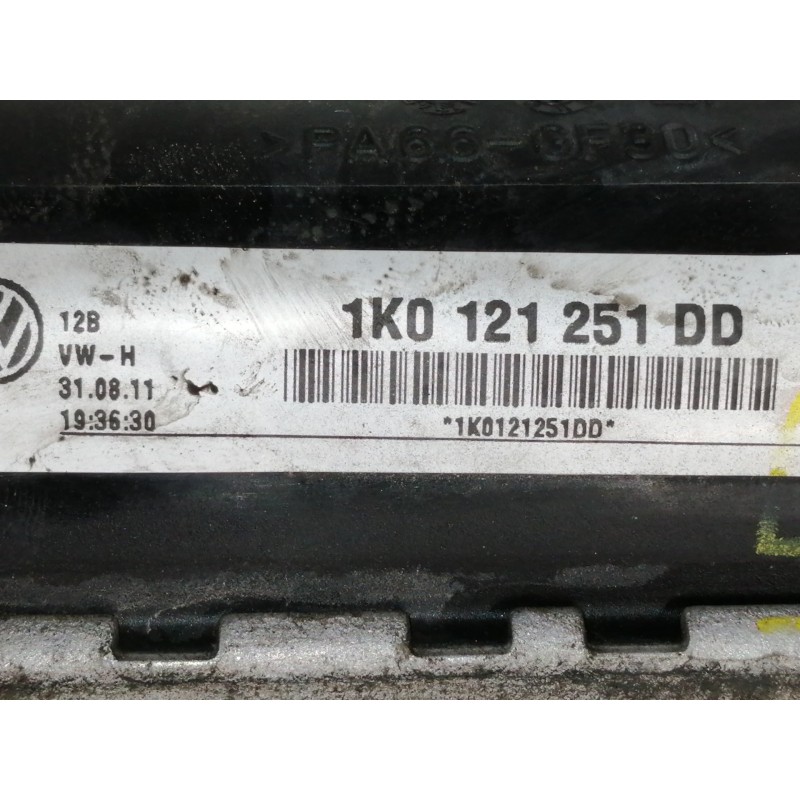 Recambio de radiador agua para volkswagen golf vi (5k1) rabbit bluemotion referencia OEM IAM 1K0121251DD  