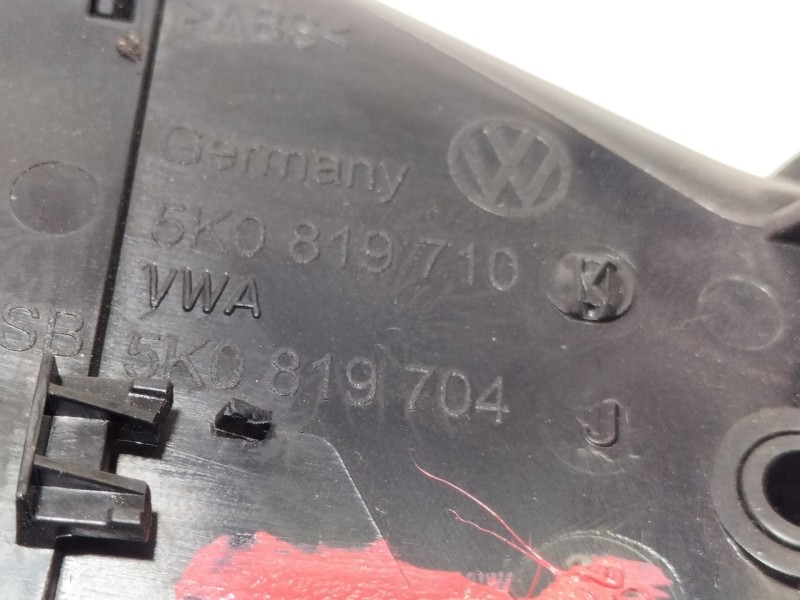Recambio de rejilla aireadora para volkswagen golf vi (5k1) advance referencia OEM IAM 5K0819710 5K0819704J 5K0819704