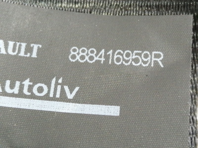 Recambio de cinturon seguridad trasero izquierdo para dacia sandero ambiance referencia OEM IAM 625552200B  