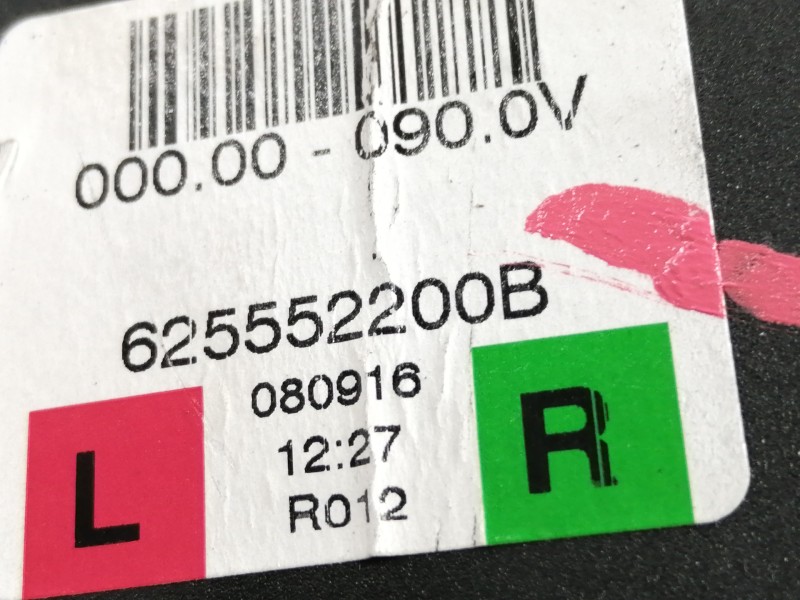 Recambio de cinturon seguridad trasero izquierdo para dacia sandero ambiance referencia OEM IAM 625552200B  