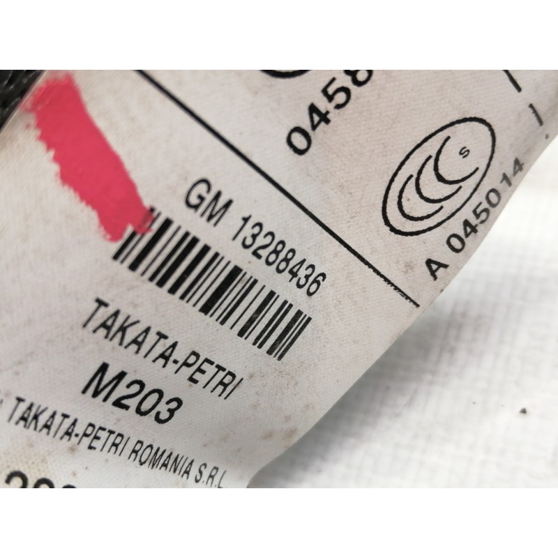 Recambio de cinturon seguridad trasero izquierdo para opel insignia berlina cosmo referencia OEM IAM 13288436  