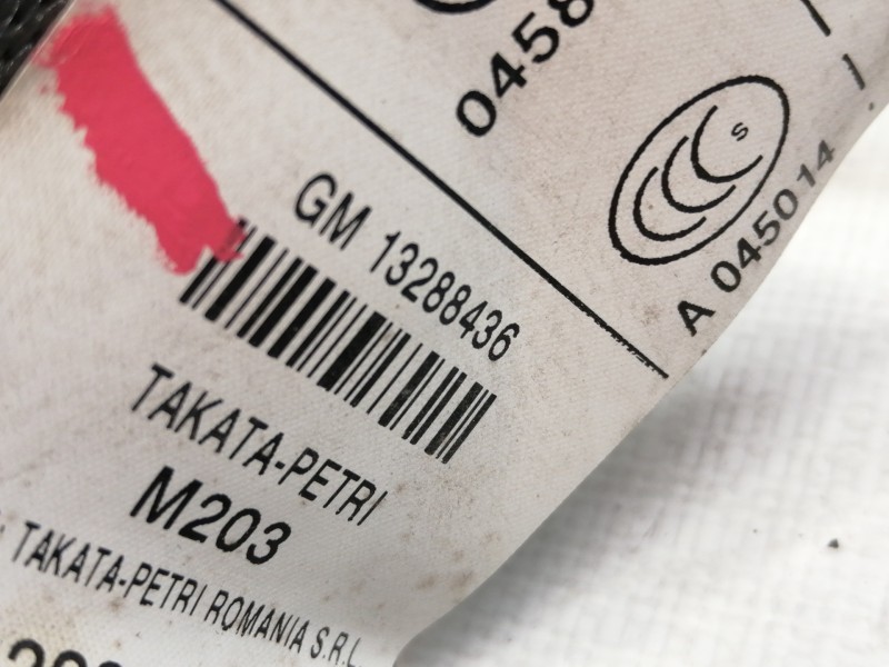 Recambio de cinturon seguridad trasero izquierdo para opel insignia berlina cosmo referencia OEM IAM 13288436  