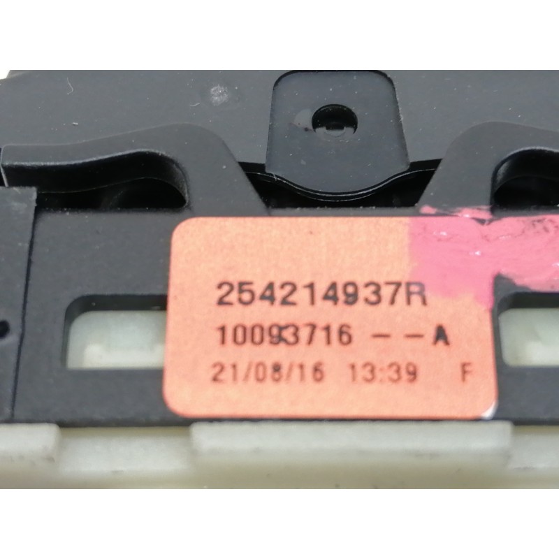 Recambio de mando elevalunas delantero izquierdo para dacia sandero ambiance referencia OEM IAM 254214937R  