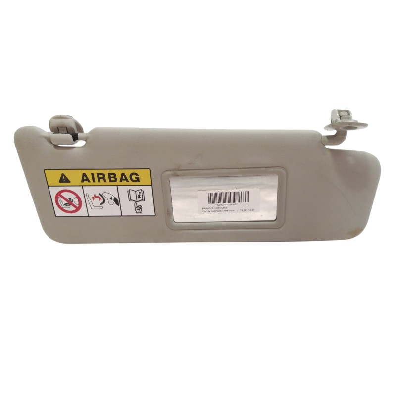 Recambio de parasol derecho para dacia sandero ambiance referencia OEM IAM 964006446R  