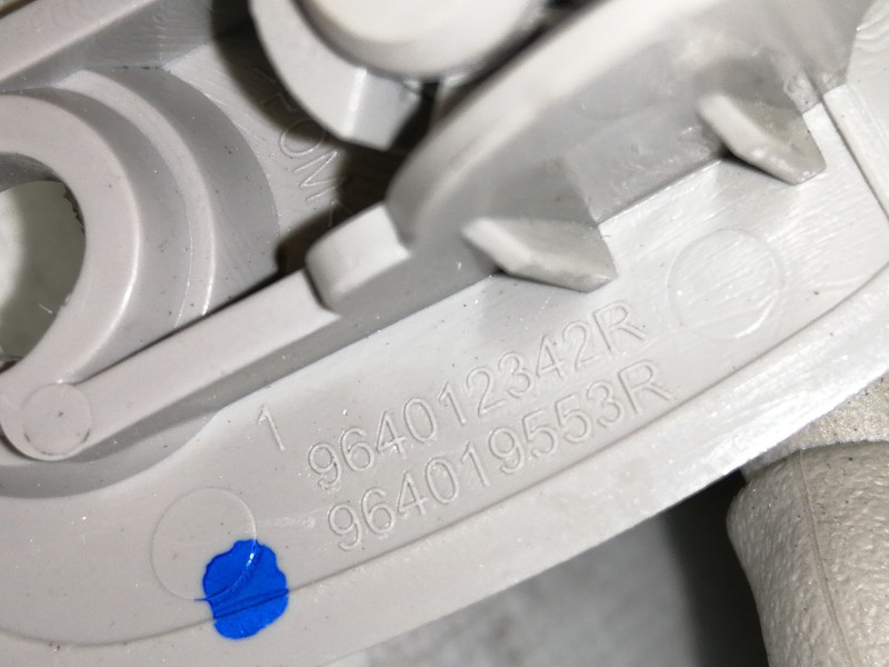 Recambio de parasol izquierdo para dacia sandero ambiance referencia OEM IAM 964012342R  