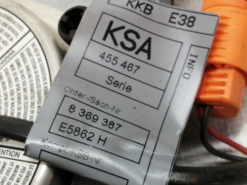 Recambio de airbag lateral delantero izquierdo para bmw serie 5 berlina (e39) 525tds referencia OEM IAM 3082088058  