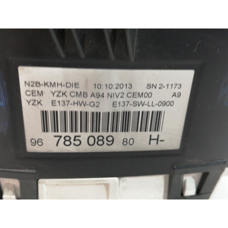 Recambio de cuadro instrumentos para peugeot 2008 (--.2013) allure referencia OEM IAM 9678508980  