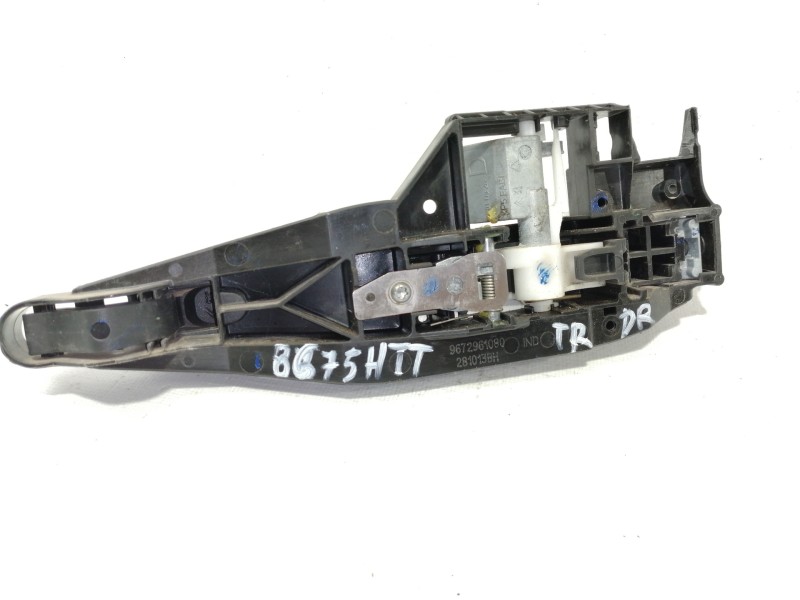 Recambio de maneta exterior trasera derecha para peugeot 2008 (--.2013) allure referencia OEM IAM 9672961080  