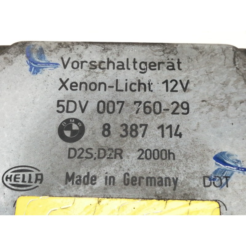 Recambio de centralita faros xenon para bmw serie 5 berlina (e39) 525tds referencia OEM IAM 5DV00776029 8387114 
