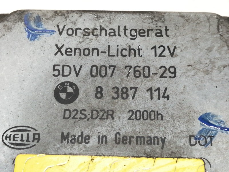 Recambio de centralita faros xenon para bmw serie 5 berlina (e39) 525tds referencia OEM IAM 5DV00776029 8387114 