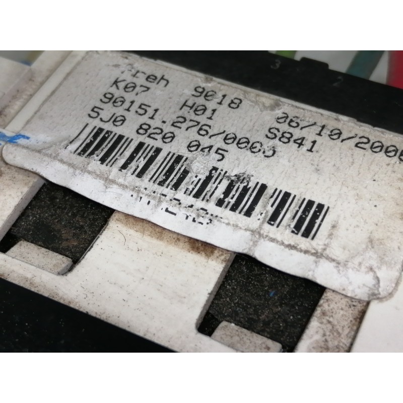 Recambio de mando calefaccion / aire acondicionado para skoda roomster (5j7) friend referencia OEM IAM 5J0820045  