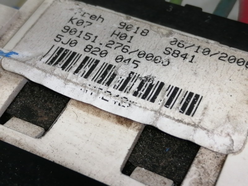 Recambio de mando calefaccion / aire acondicionado para skoda roomster (5j7) friend referencia OEM IAM 5J0820045  