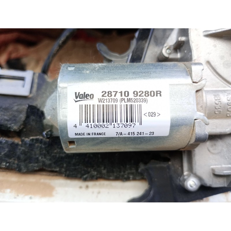 Recambio de motor limpia trasero para renault austral tce 140 referencia OEM IAM 287109280R  
