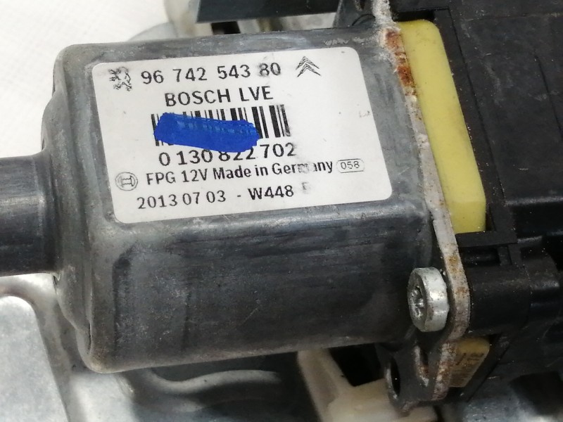 Recambio de elevalunas delantero derecho para peugeot 2008 (--.2013) allure referencia OEM IAM 9674254380  