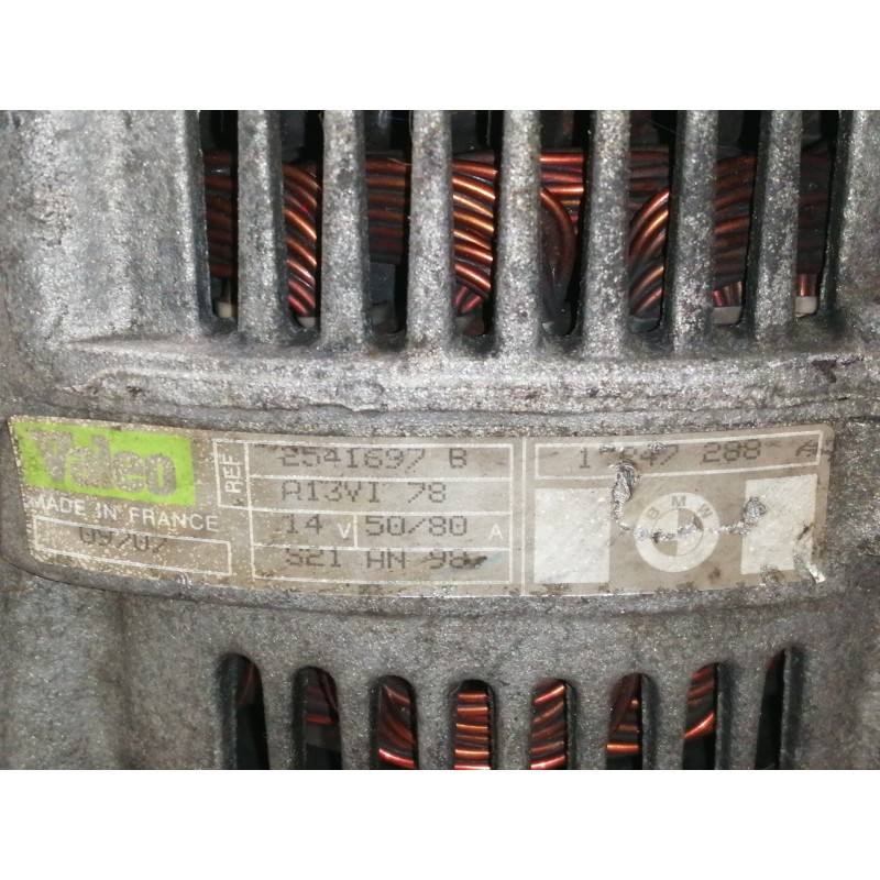 Recambio de alternador para bmw serie 3 compacto (e36) 318ti referencia OEM IAM 2541697B A13VI78 S21AN98