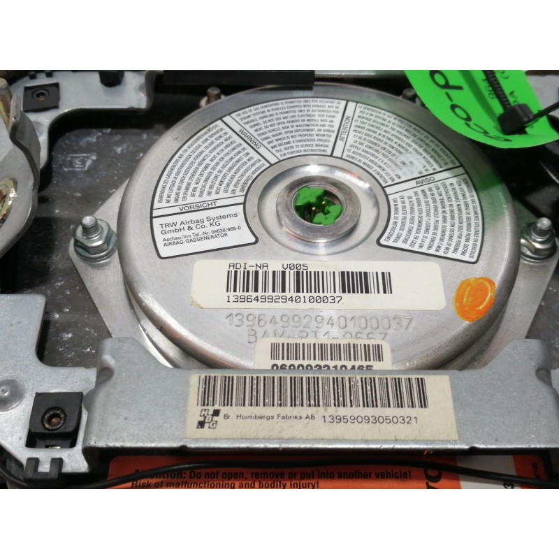 Recambio de airbag delantero izquierdo para volvo s80 berlina 2.9 referencia OEM IAM 9199930  