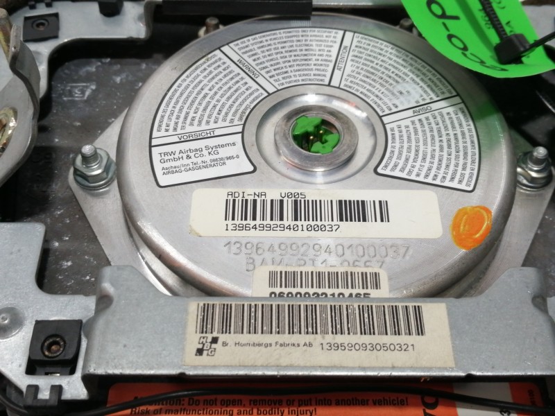 Recambio de airbag delantero izquierdo para volvo s80 berlina 2.9 referencia OEM IAM 9199930  