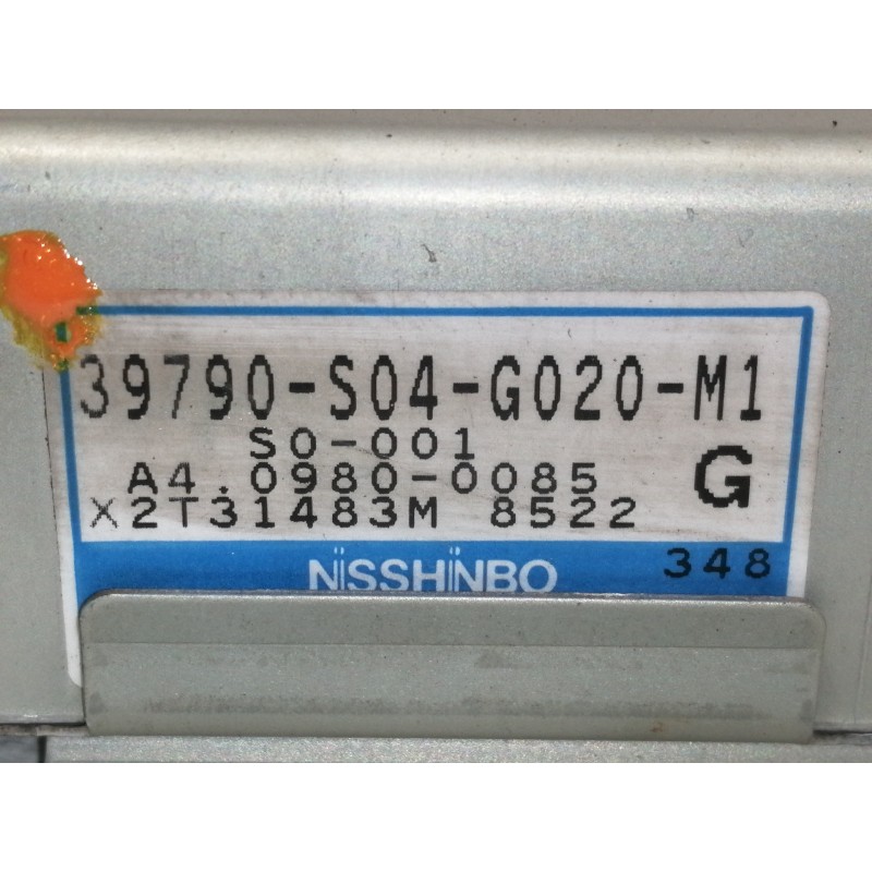 Recambio de centralita abs para honda civic berlina 3/4 (ej/ek) 1.5 ls vtec 3 berlina (ek3) referencia OEM IAM 39790S04G020M1 39