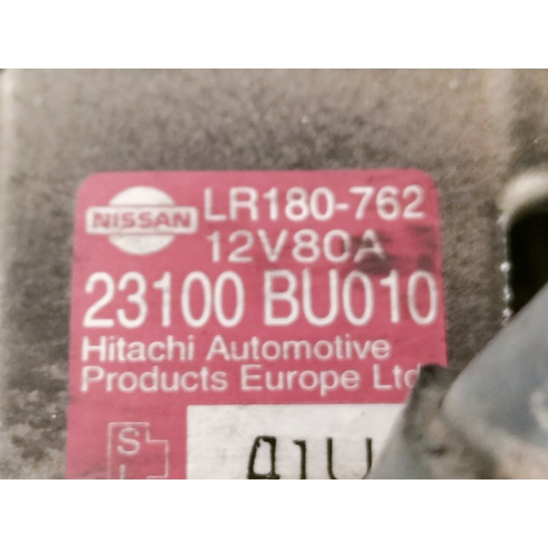 Recambio de alternador para nissan primera berlina (p12) acenta referencia OEM IAM 23100BU010 LR180762 