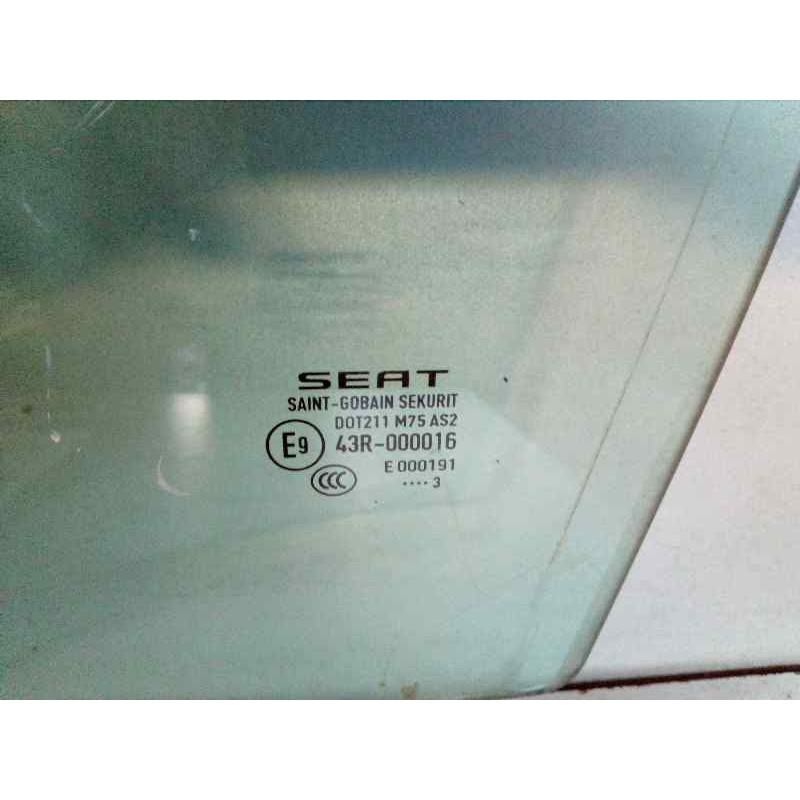 Recambio de luna custodia delantera izquierda para seat leon (5f1) style referencia OEM IAM CRISTALPUERTA DOT211M75AS2 43R000016