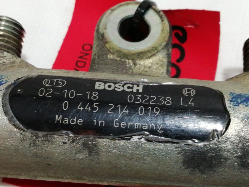 Recambio de rampa inyectora para peugeot boxer caja cerrada (rs2850)(290/330)(´02) 290 c  td referencia OEM IAM 0445214019  