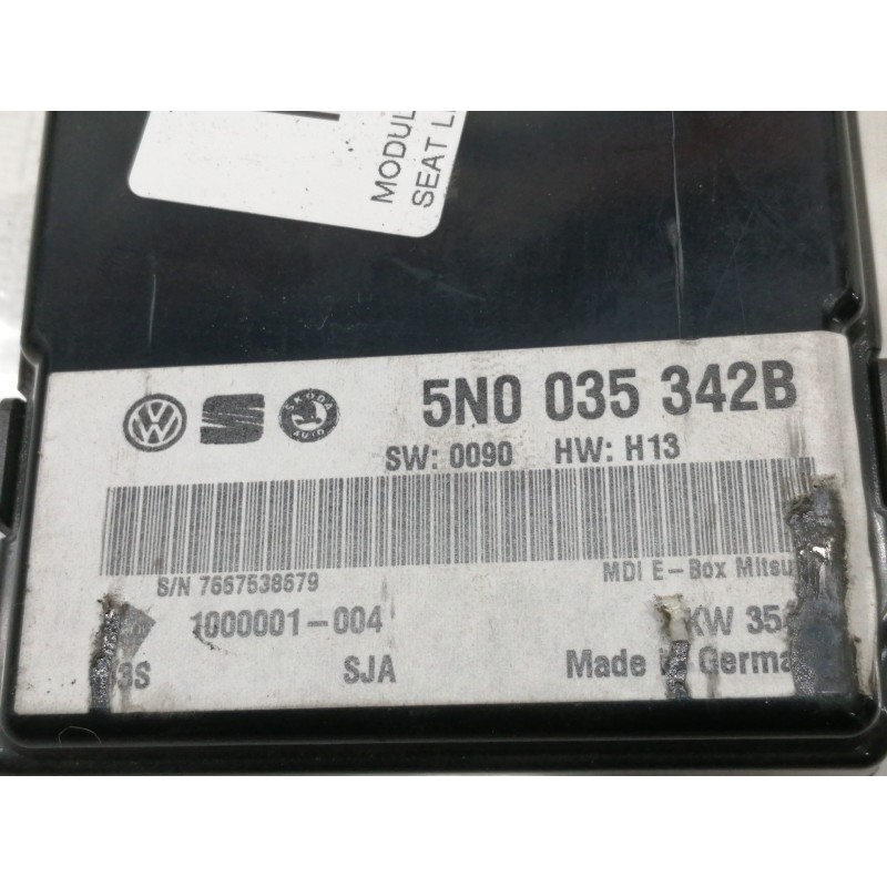 Recambio de modulo electronico para seat leon (1p1) reference referencia OEM IAM 5N0035342B  