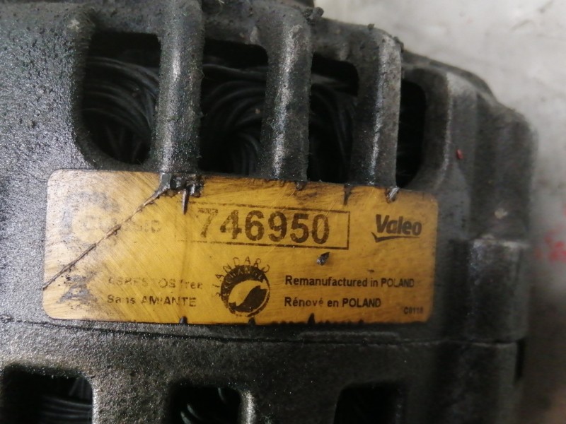 Recambio de alternador para peugeot partner kombi premium referencia OEM IAM 746950 T542938R TG9B026 
