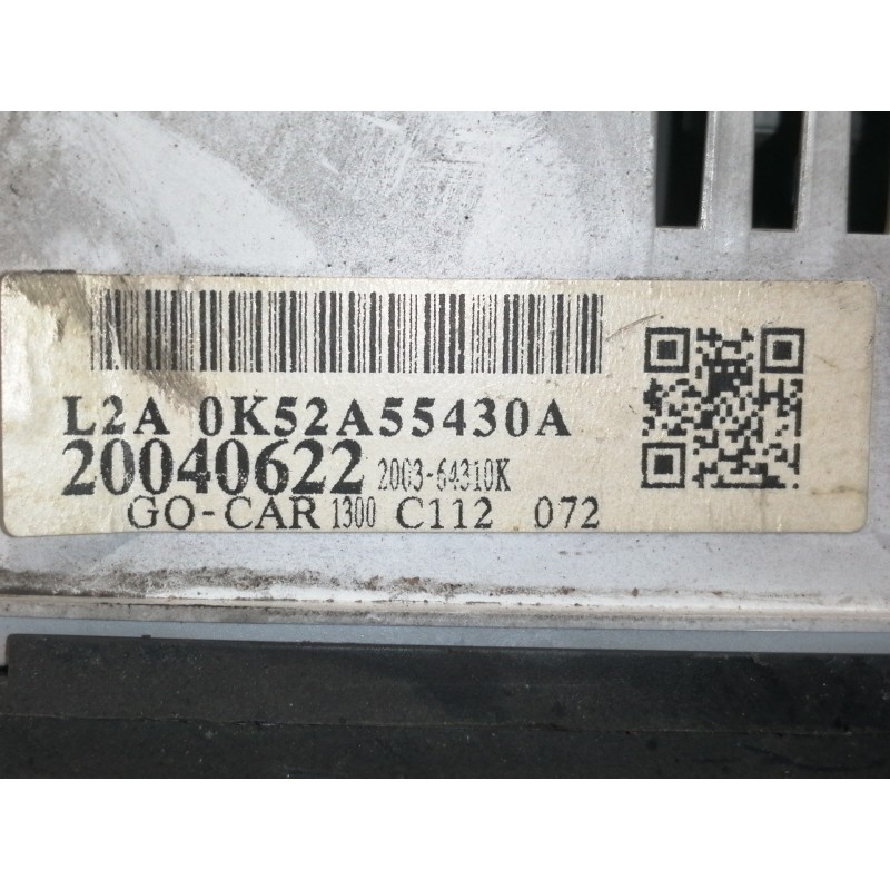 Recambio de cuadro instrumentos para kia carnival ii 2.9 cdri ex referencia OEM IAM 0K52A55430A 20040622 200364310K