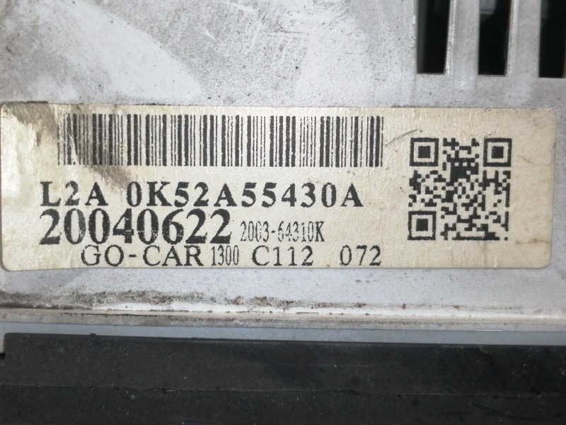 Recambio de cuadro instrumentos para kia carnival ii 2.9 cdri ex referencia OEM IAM 0K52A55430A 20040622 200364310K