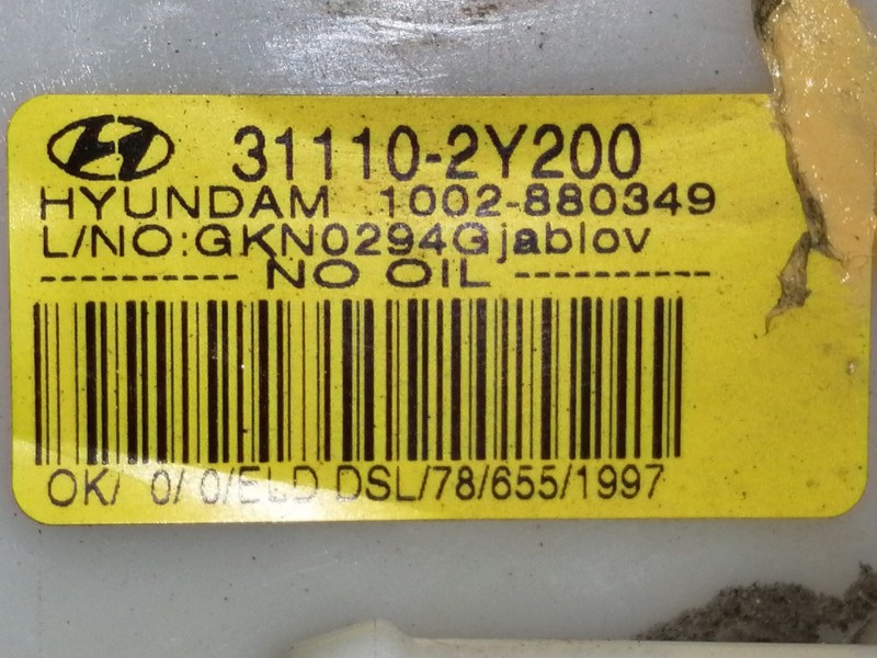 Recambio de aforador para hyundai ix35 comfort 2wd referencia OEM IAM 311102Y200 1002880349 GKN0294GJABLOV 